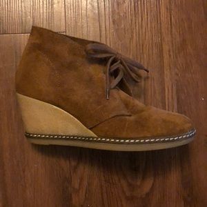 J.Crew brown suede booties